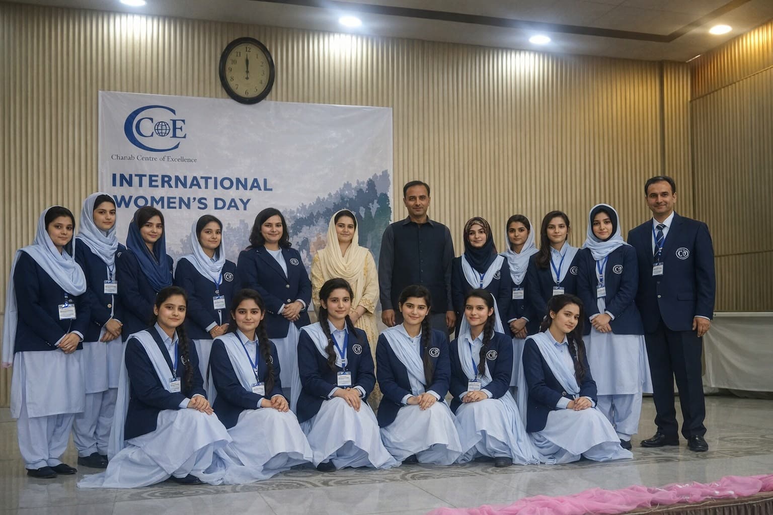 Students and faculty at CHANAB Centre of Excellence